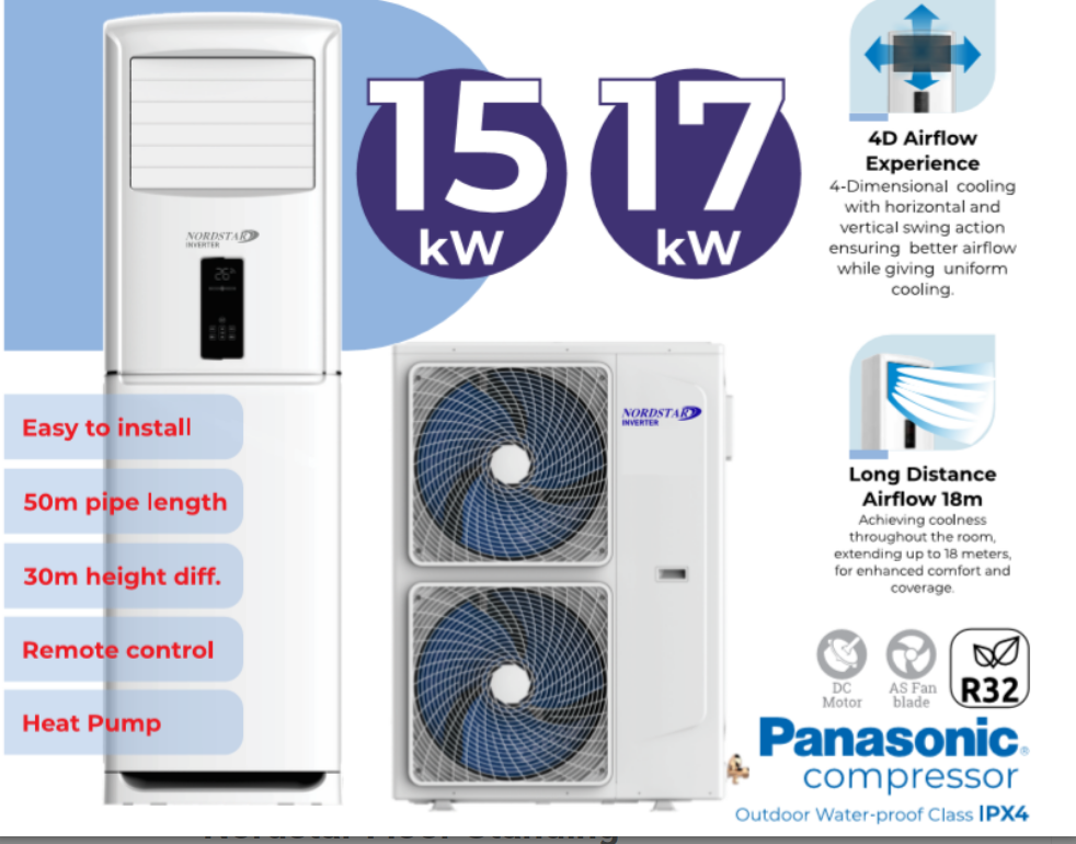 Nordstar Floor Standing 15kW