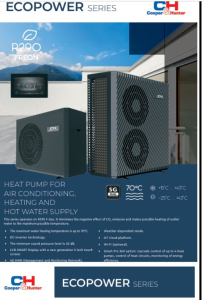 Cooper&Hunter ECOPOWER R290 15 kW, CH-HP15UIMPZM